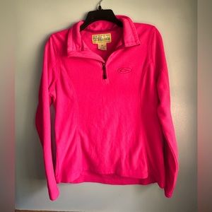 Lady Drake Waterfowl Systems Sweater Womens Medium 1/4 Zip Micro Fleece Jacket